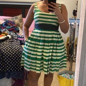 Anthropologie grean/cream striped dress by CoreyLynnAlter